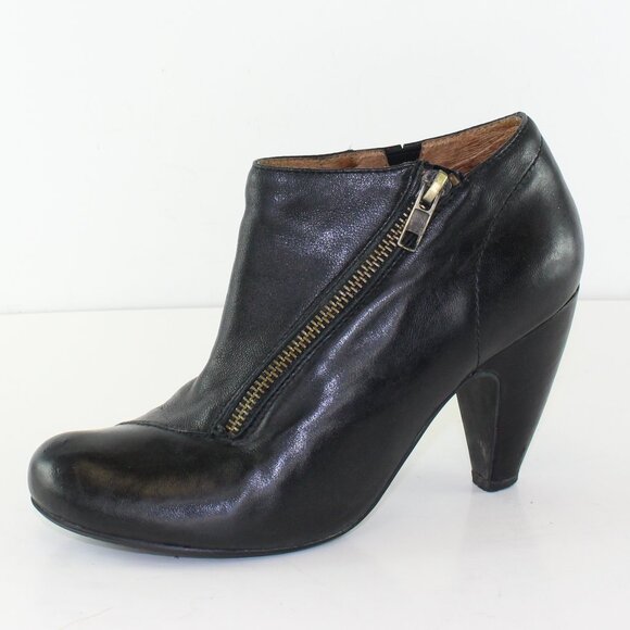 Miz Mooz Leather Side Zip Booties Womens (US 6/EU 36) - Picture 1 of 10